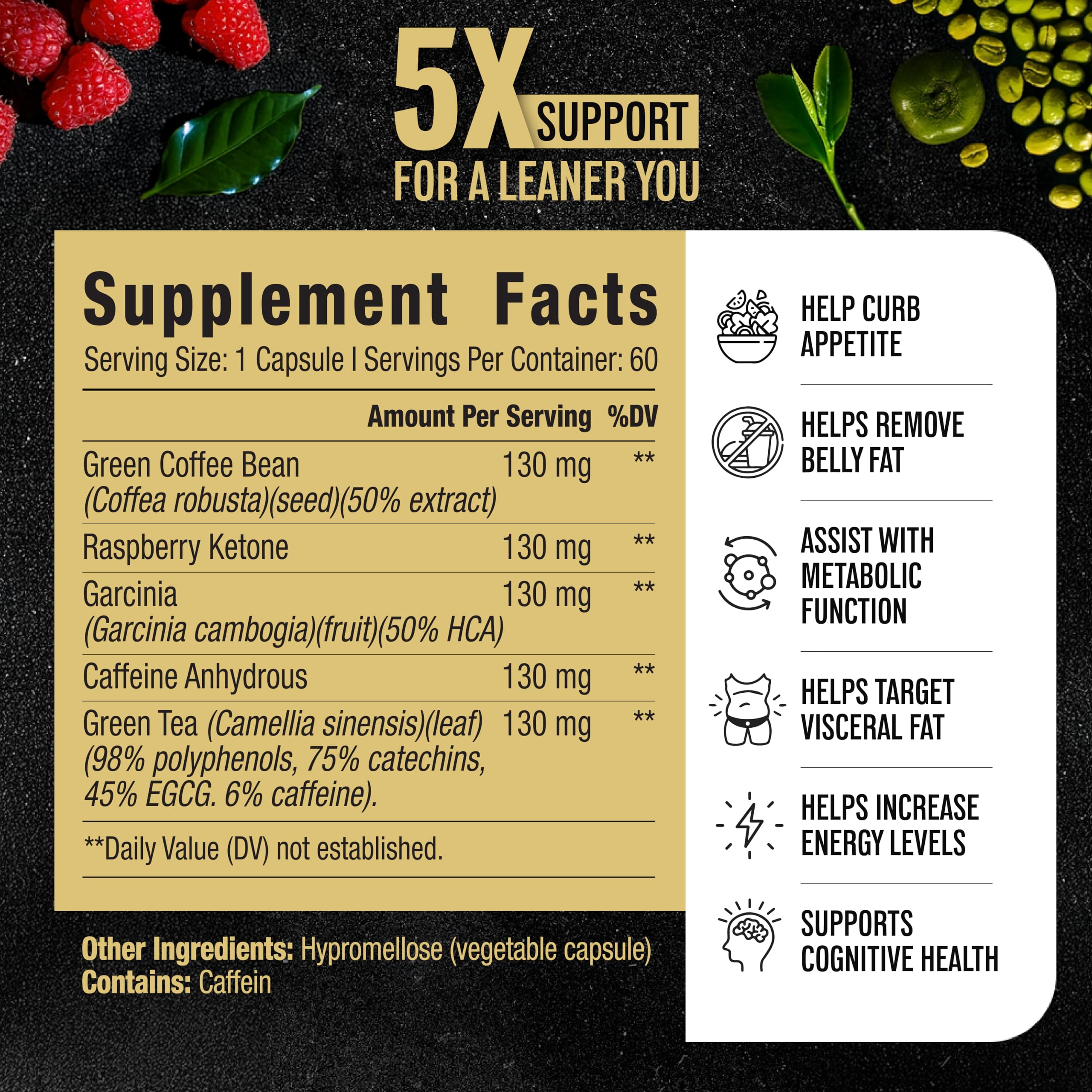Nutrimend IQ Male Performance Fat Burner 68g side view