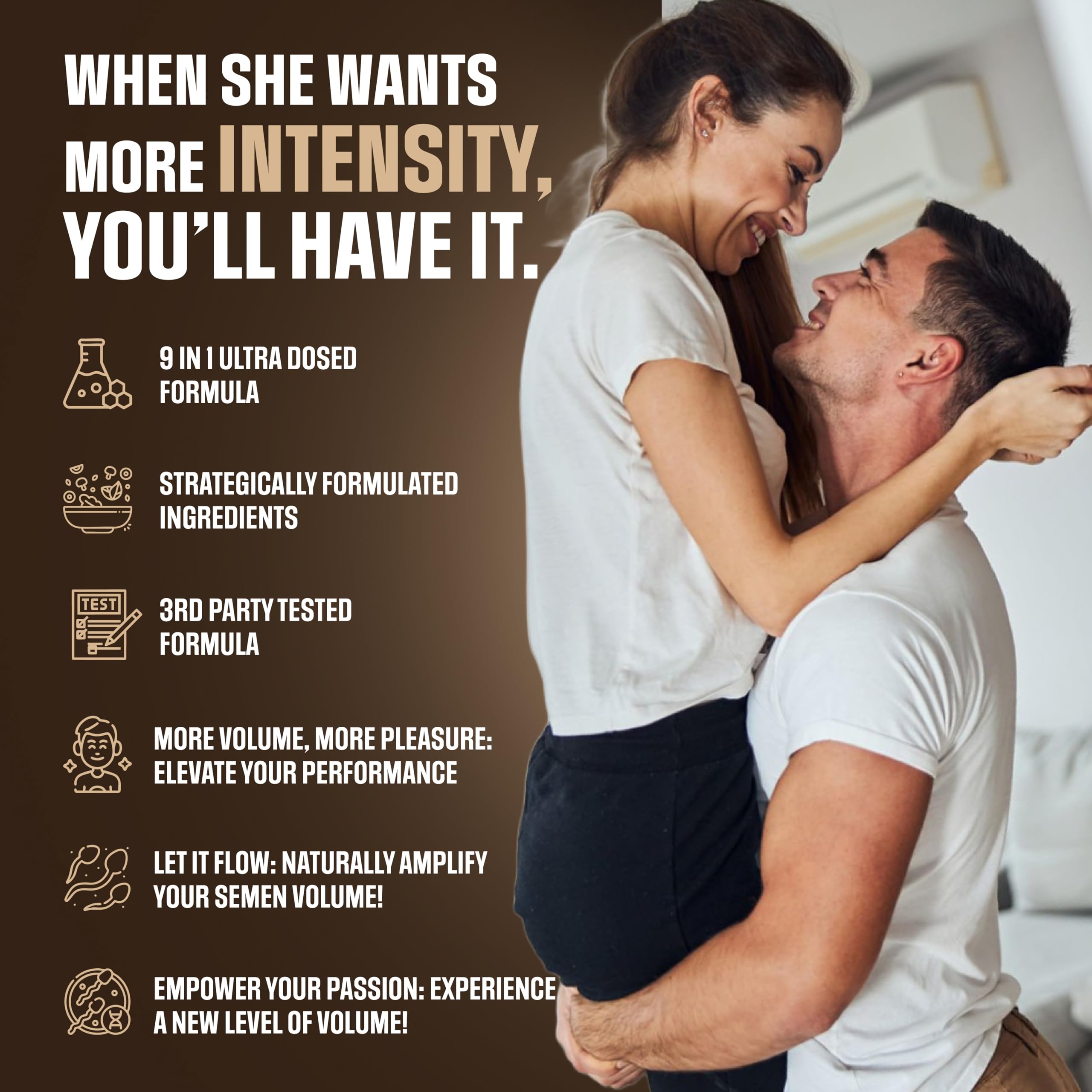 Nutrimend IQ Men's Fertility Supplement capsules on a surface