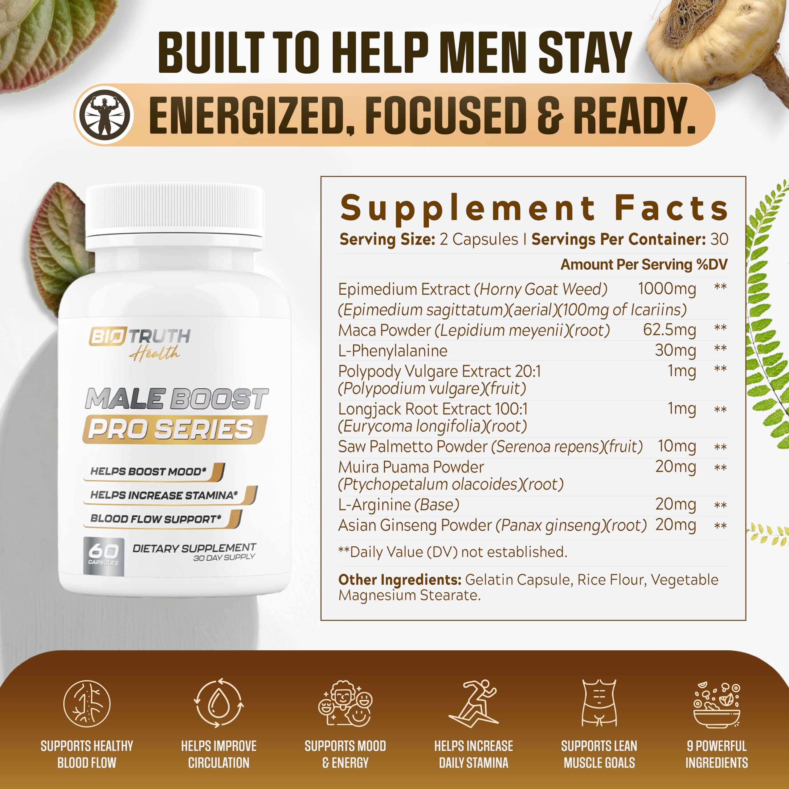 Nutrimend IQ Vitality Formula bottle with capsules