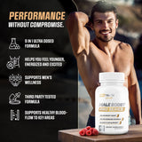 Nutrimend IQ Vitality Formula capsules on a wooden table