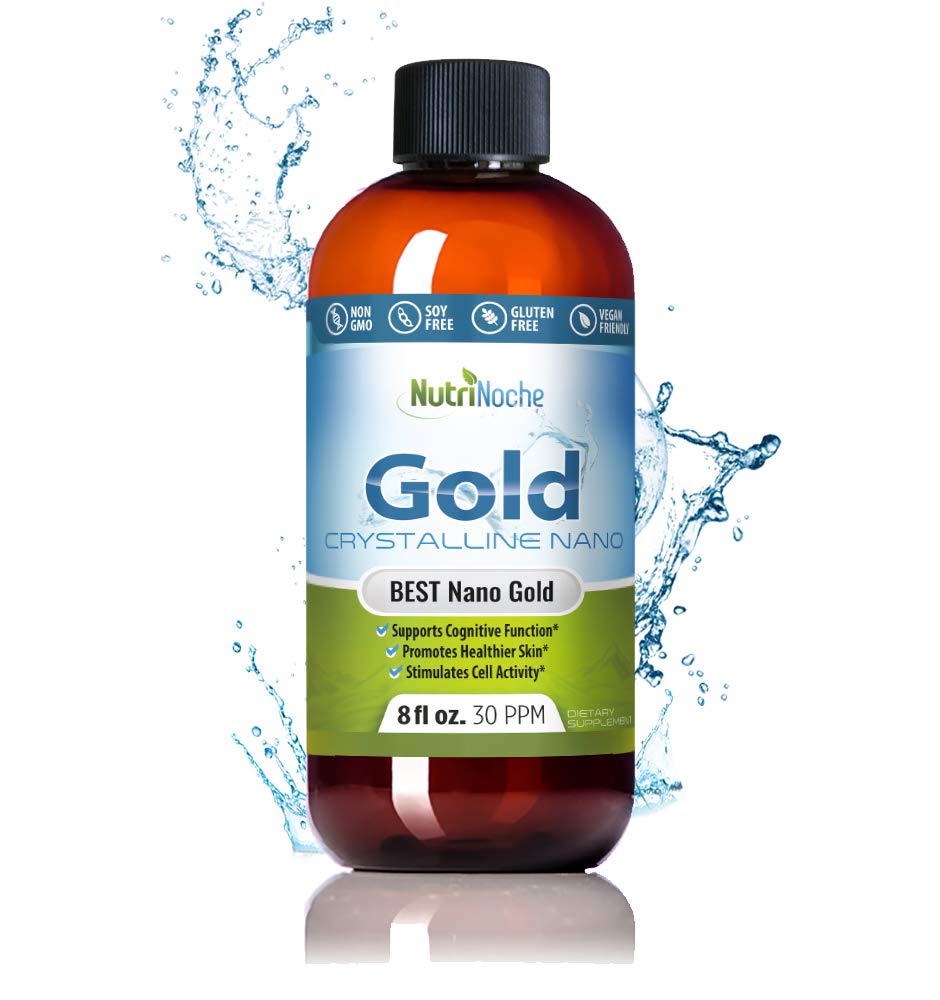 NutriNoche Colloidal Gold Liquid Supplement 290g front view