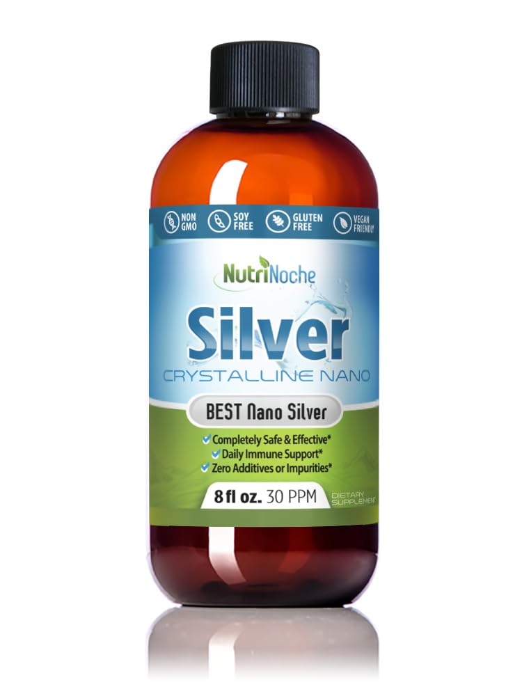 NutriNoche Colloidal Silver Liquid 99.99% Pure front view
