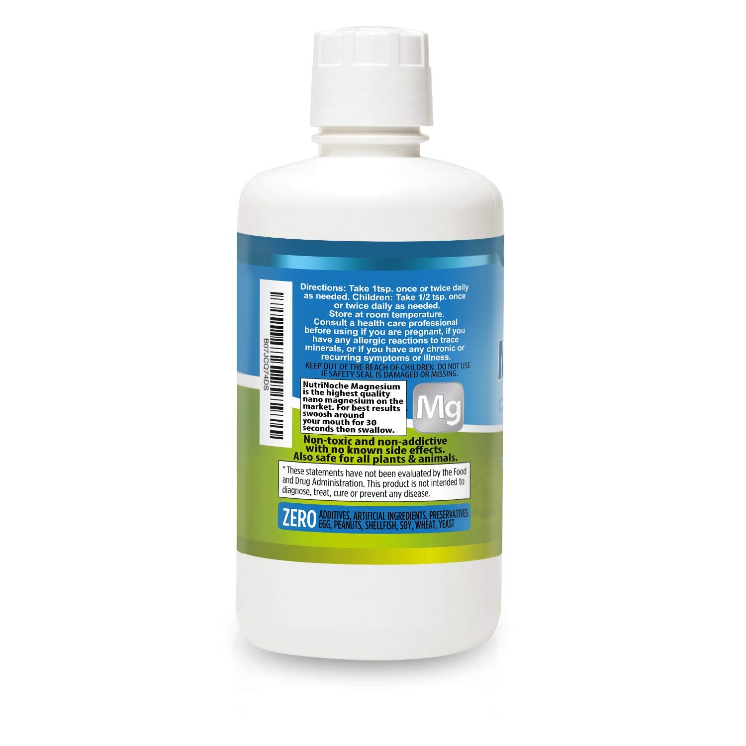 NutriNoche Liquid Magnesium 1089g in a glass of water