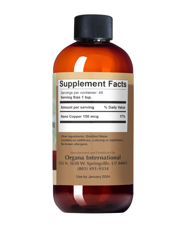 NutriNoche Organa Colloidal Copper 227g with measuring cap