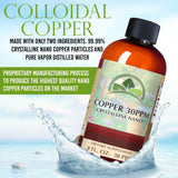 NutriNoche Organa Colloidal Copper 907g label close-up