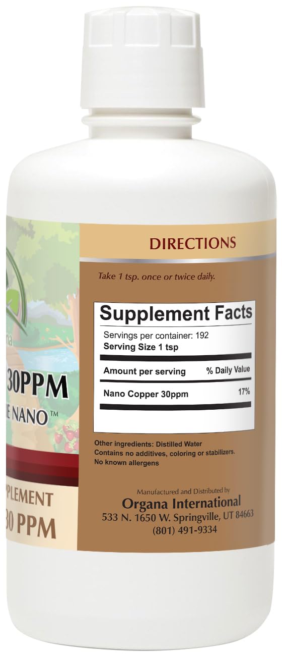 NutriNoche Organa Colloidal Copper 907g packaging