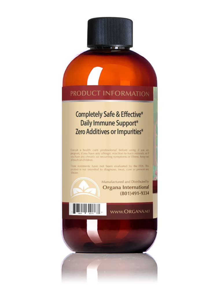 NutriNoche Organa Colloidal Silver 227g bottle side view