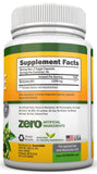 NutriONN Berberine HCl 1200mg bottle side view