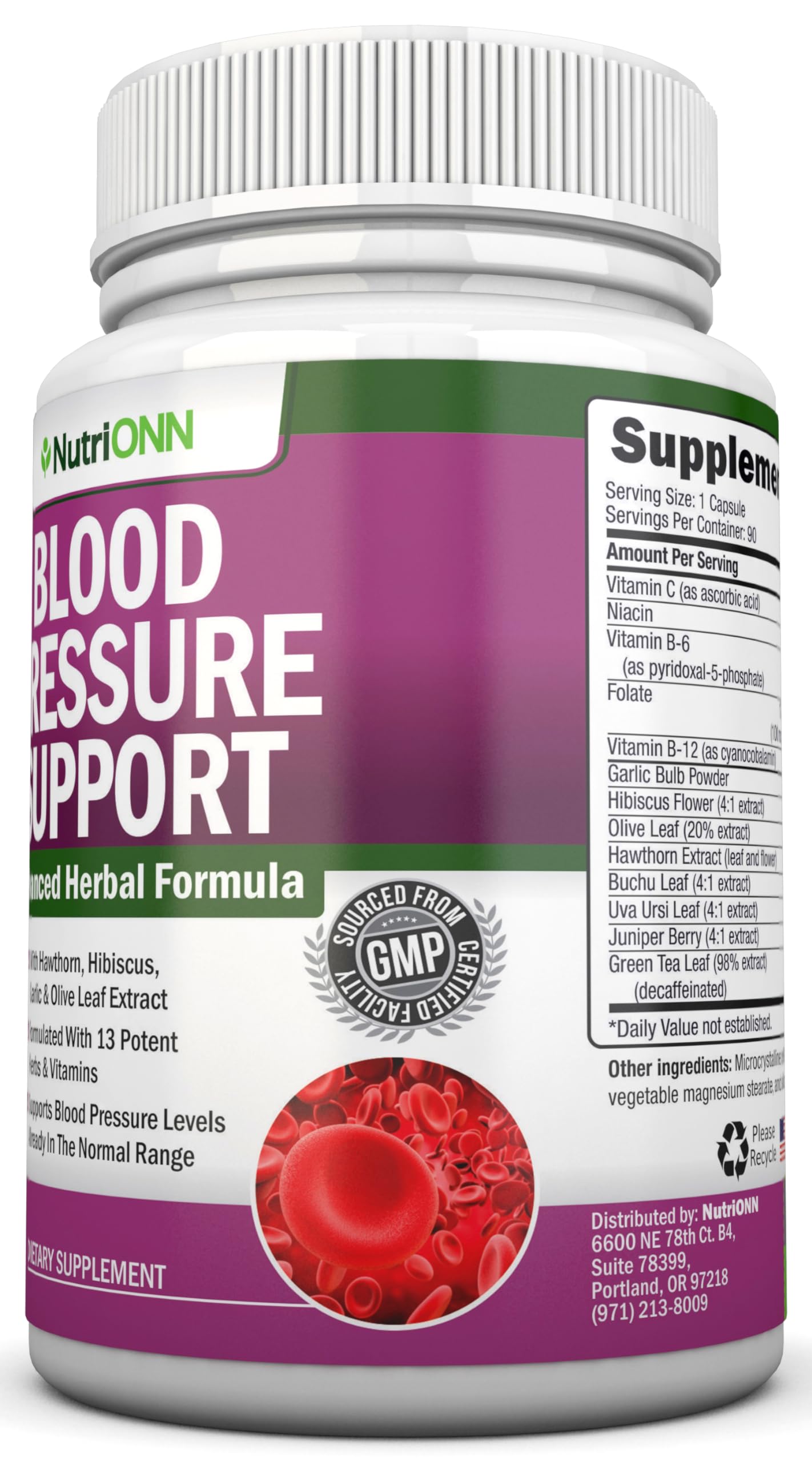 NutriONN Blood Pressure Support Supplement in a lifestyle setting