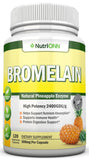 NutriONN Bromelain 500mg 120 Capsules front view