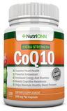 NutriONN CoQ10 Extra Strength 200mg 120 Capsules front view