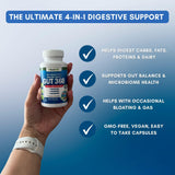 NutriONN GUT 360 Multi-Enzymes 50g back view
