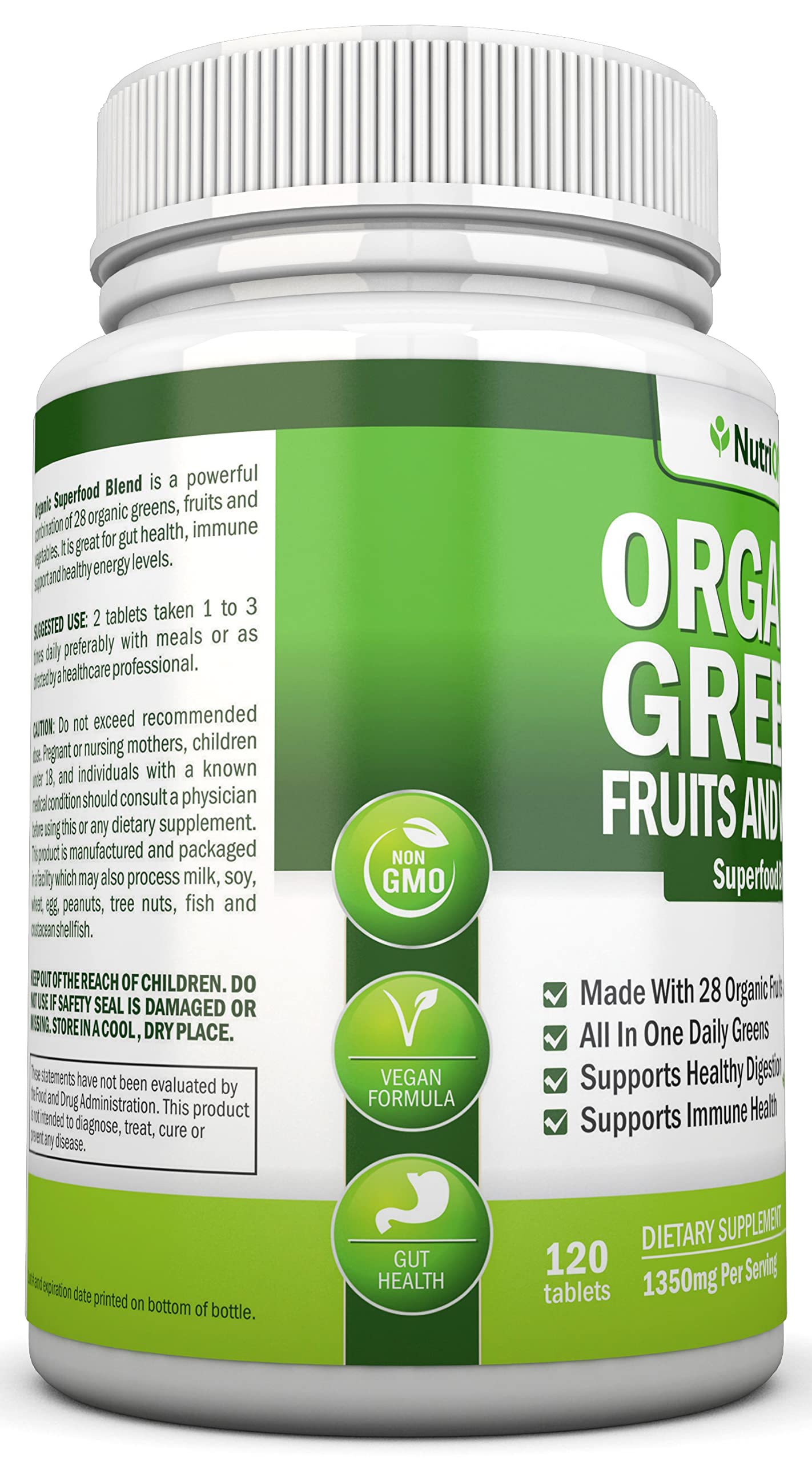 NutriONN Organic Superfood Blend in a lifestyle setting