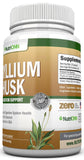 NutriONN Psyllium Husk Capsules on a wooden table