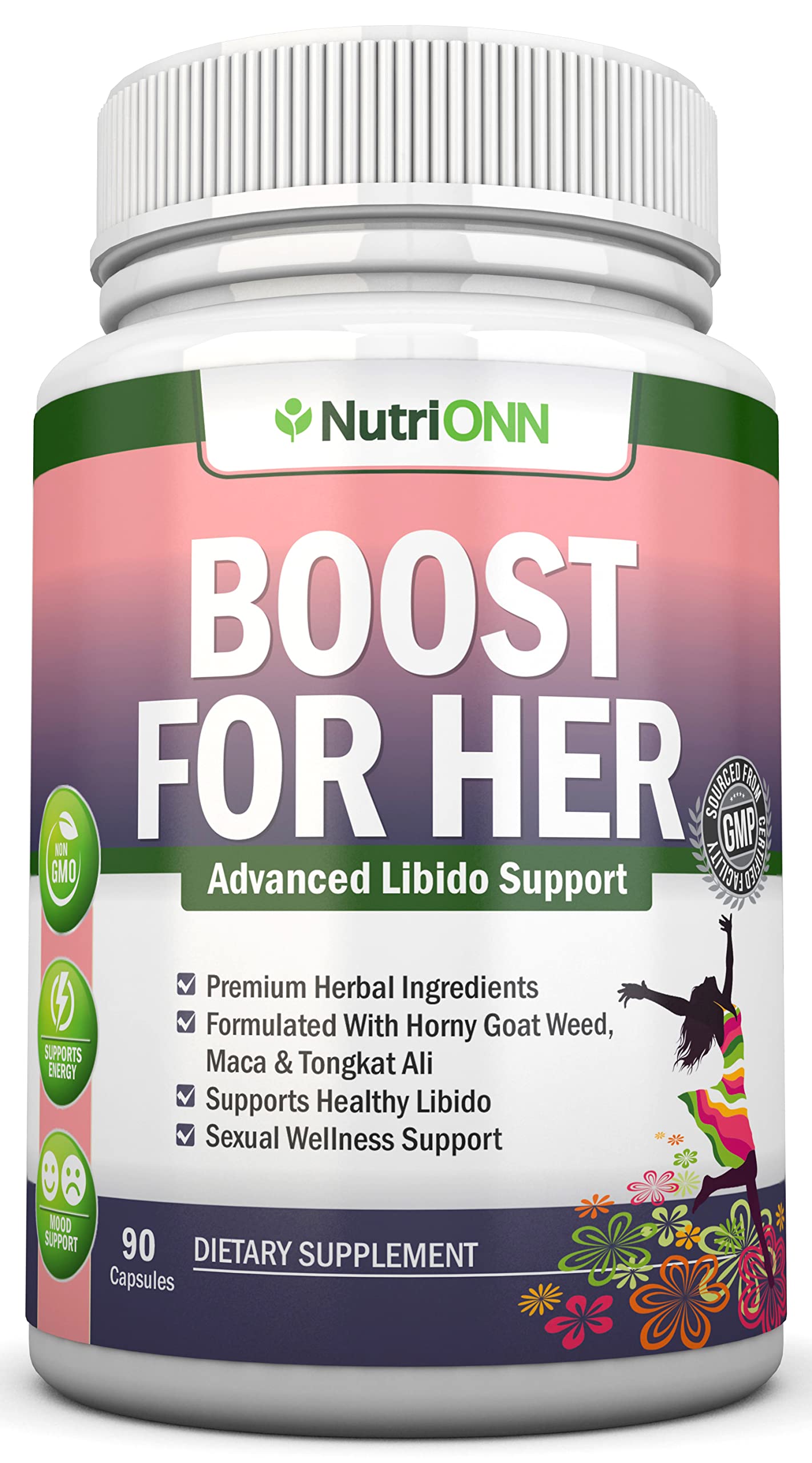 NutriONN support For Her herbal supplement front view
