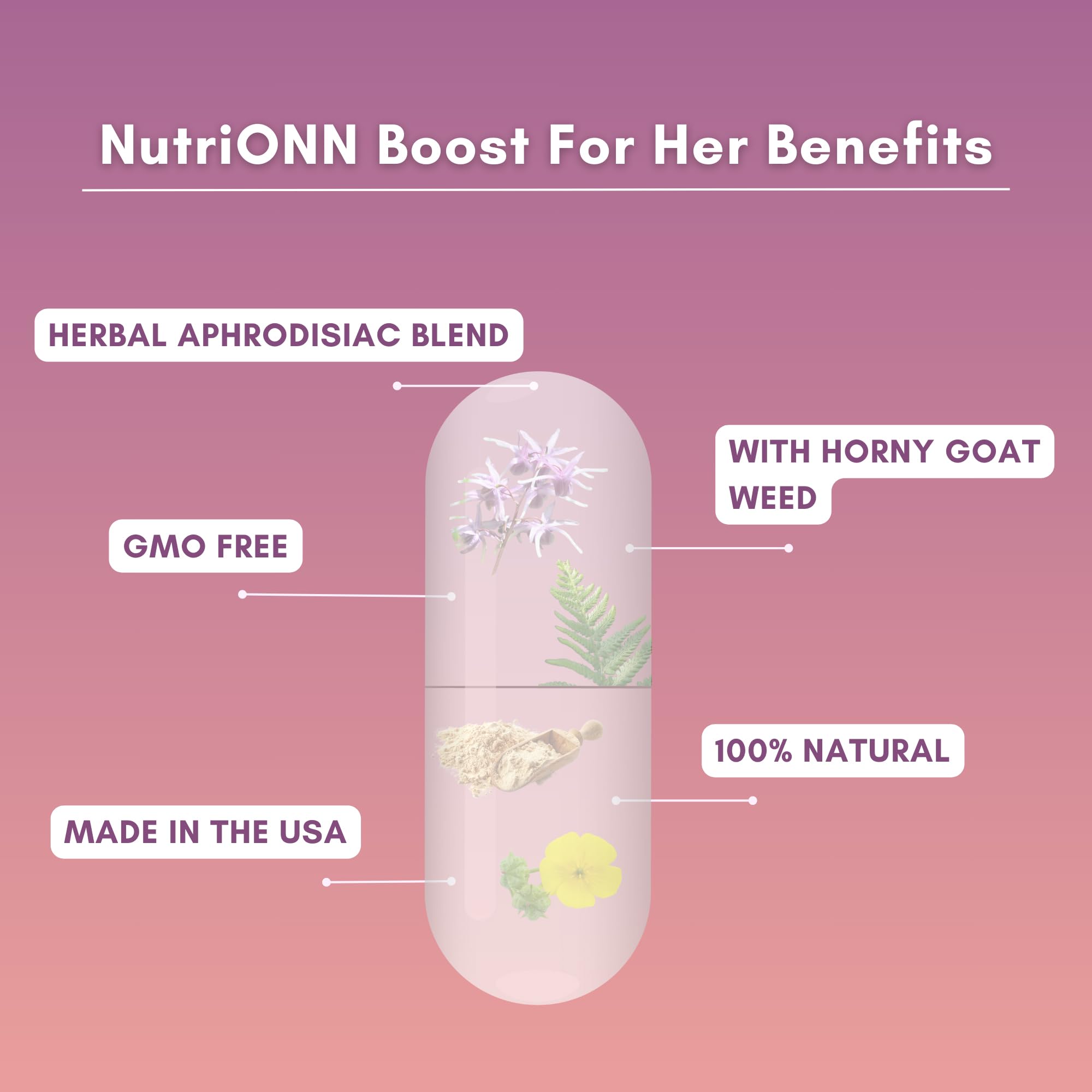 NutriONN support For Her herbal supplement in lifestyle setting