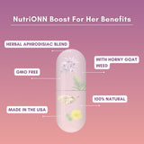 NutriONN support For Her herbal supplement in lifestyle setting