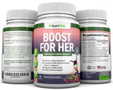 NutriONN support For Her herbal supplement with measuring spoon
