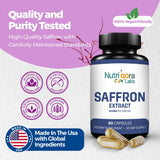NUTRIQORA LABS Saffron Extract Capsules lifestyle scene