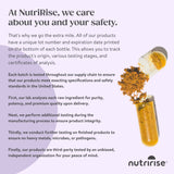 NutriRise daily wellness Support Supplement back view of packaging