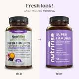 NutriRise daily wellness Support Supplement capsules in a hand