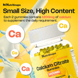 Nutrisnaps Calcium Citrate Gummies ingredients list