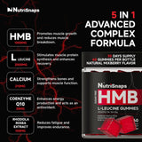 Nutrisnaps HMB and L-Leucine Gummies close-up
