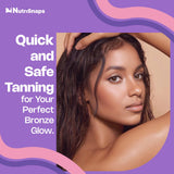 Nutrisnaps Tanning Gummies in a lifestyle setting