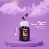 Nutrisnaps Tanning Gummies opened package showing gummies