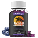 Nutrisnaps Tanning Gummies packaging front view