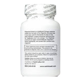 NutriStand Magnolia Max 100mg capsules back view with ingredient list