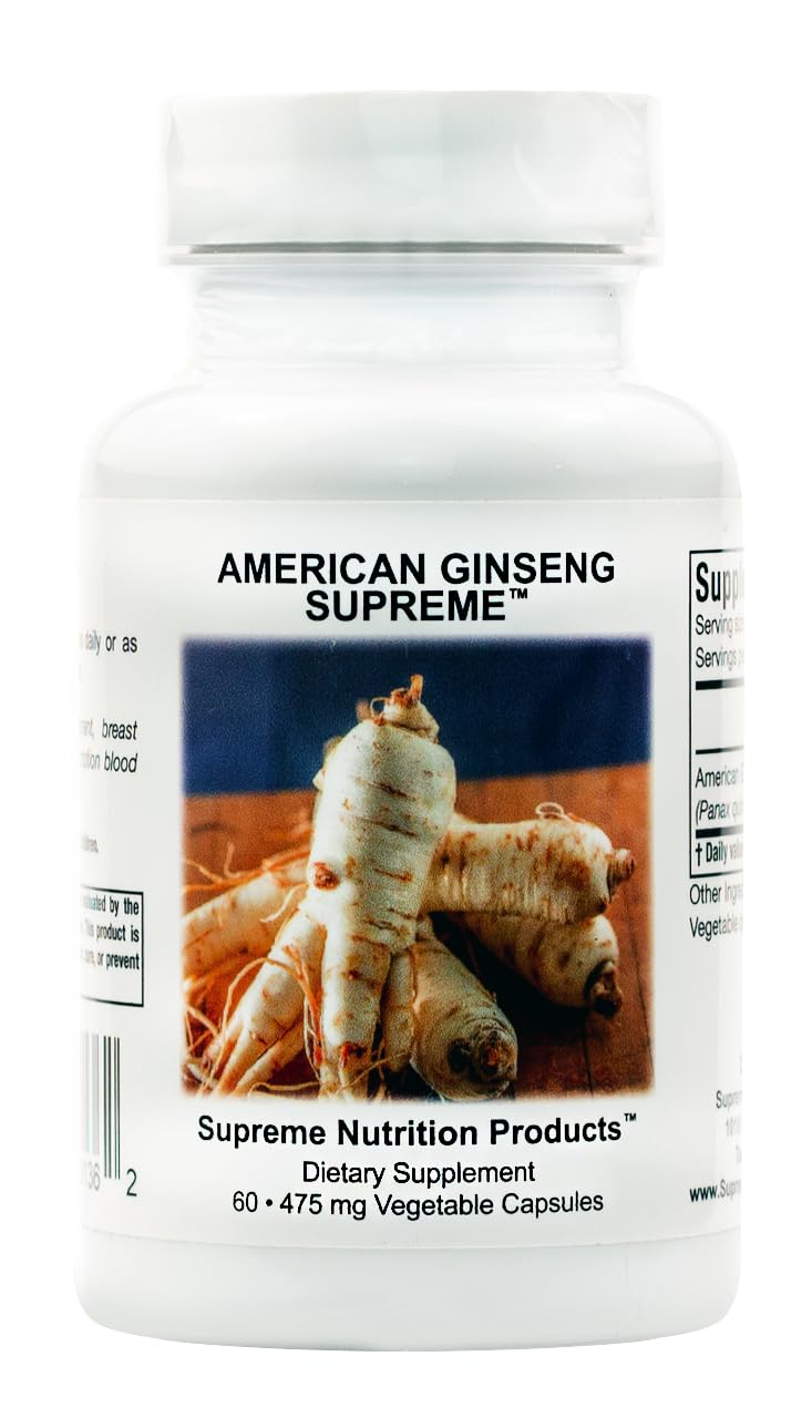 Nutrition American Ginseng capsules front view
