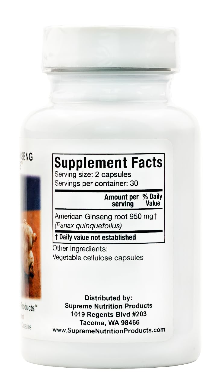 Nutrition American Ginseng packaging