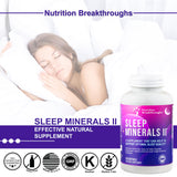 Nutrition Breakthroughs Sleep Minerals II product with a calming background