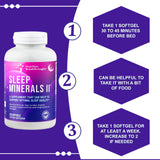 Nutrition Breakthroughs Sleep Minerals II softgel capsules close-up