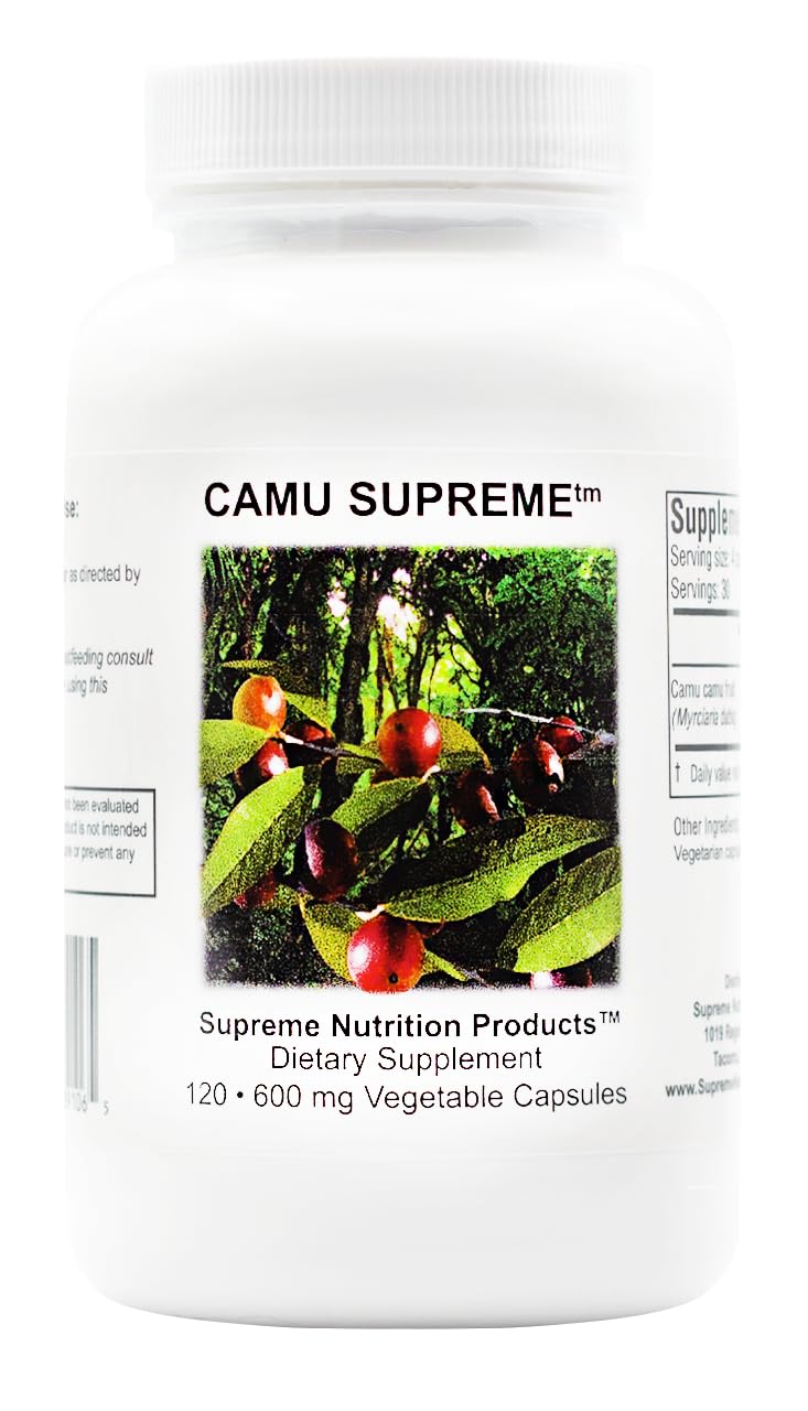 Nutrition Camu Camu Capsules 140g front view