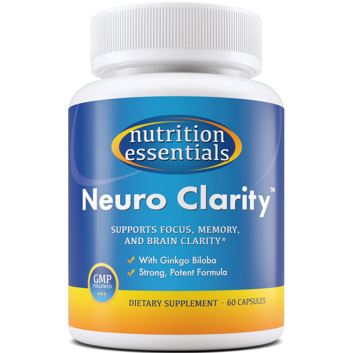 Nutrition Essentials St. John's Wort 200mg supplement front view