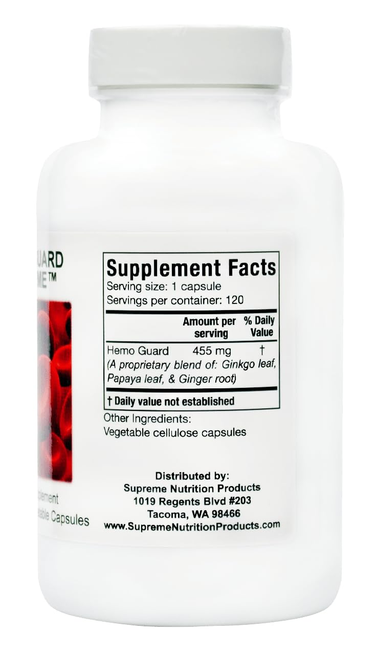 Nutrition Hemo Guard 100g side view