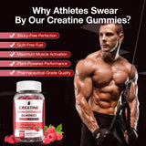 Nutrition label of MaxHemp Creatine Gummies showing ingredients