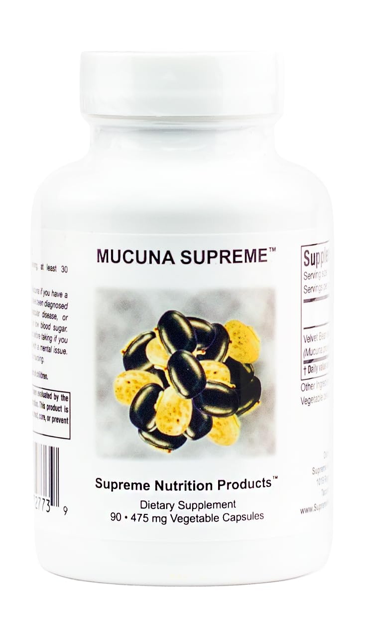 Nutrition Mucuna 80g capsule bottle front view