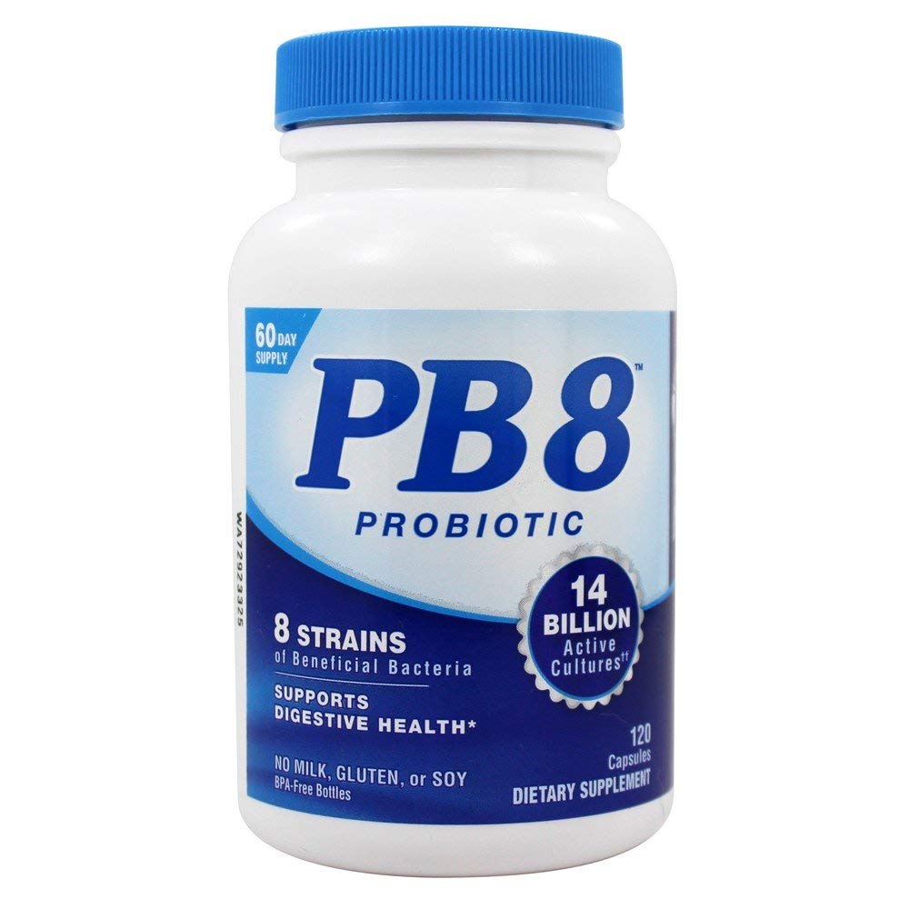 Nutrition Now PB 8 Pro-Biotic Acidophilus 120 Capsules front view