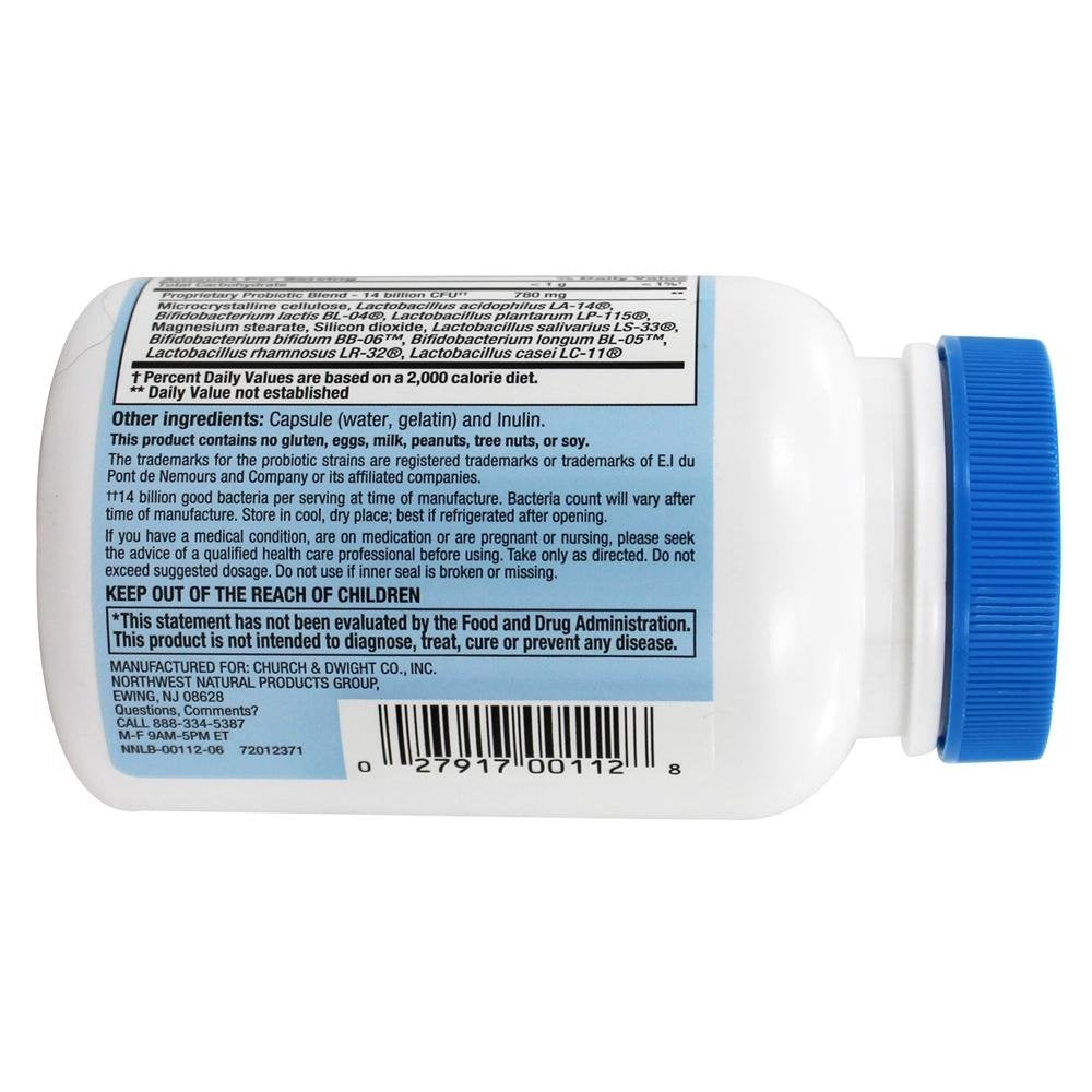 Nutrition Now PB 8 Pro-Biotic Acidophilus capsules close-up