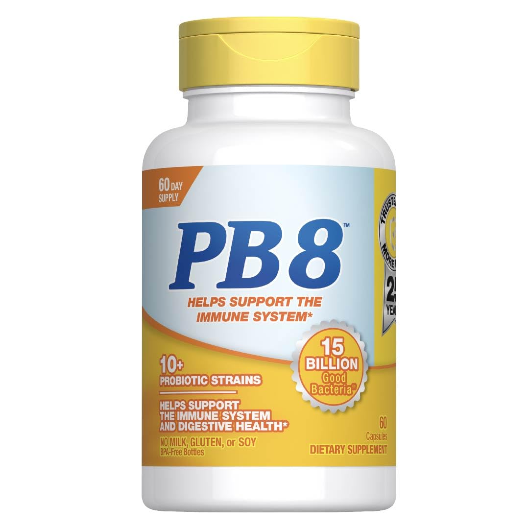 Nutrition Now PB 8 Probiotic 60 capsules front view