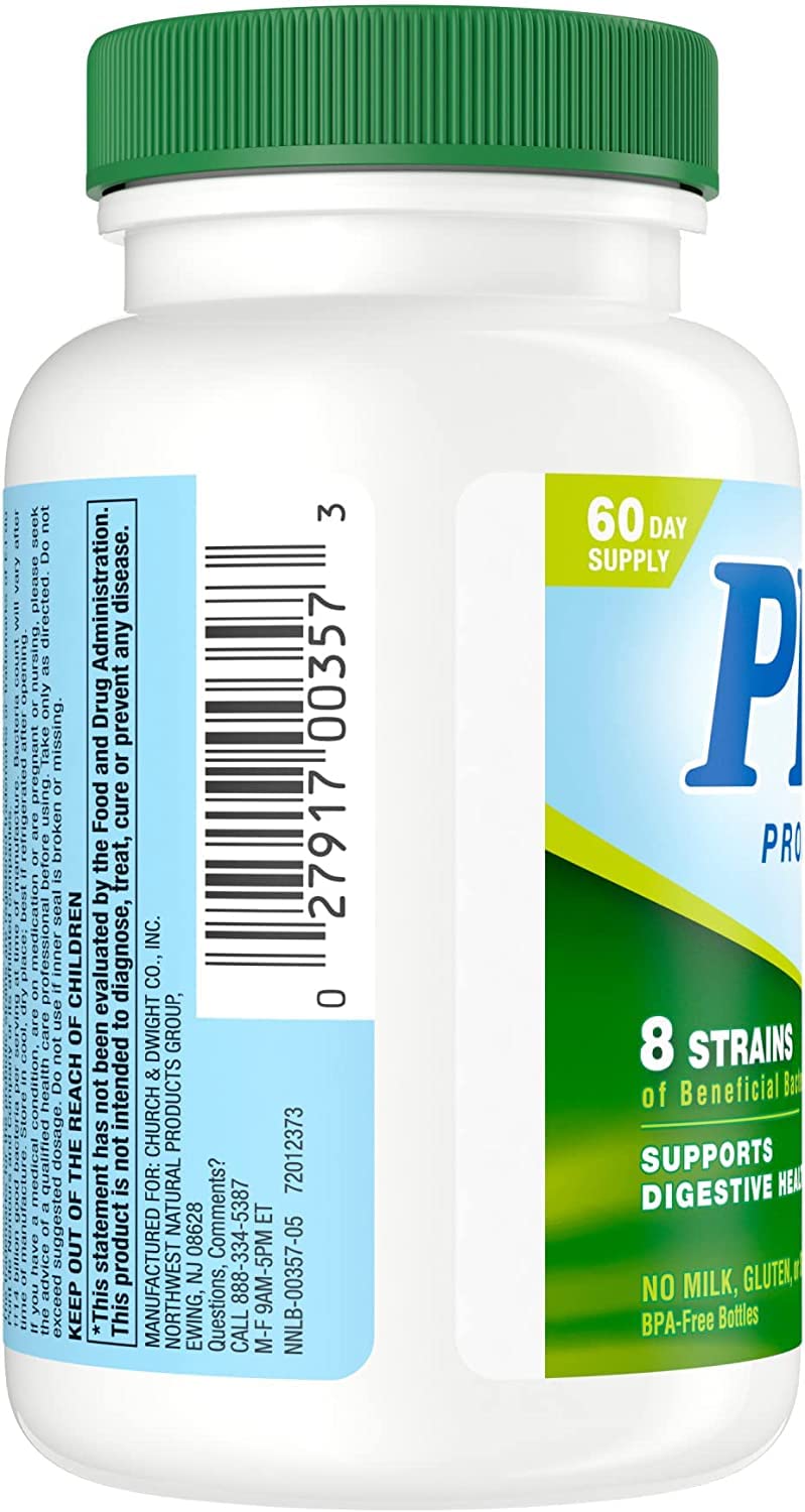 Nutrition Now PB 8 ProBiotic Acidophilus bottle side view