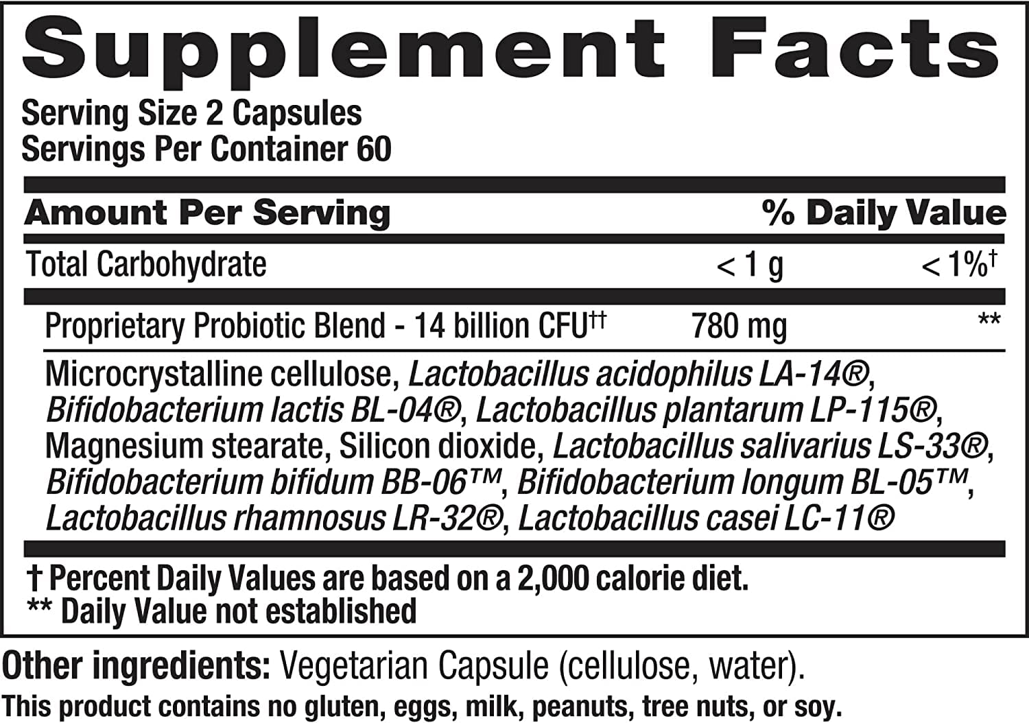 Nutrition Now PB 8 ProBiotic Acidophilus capsules in hand