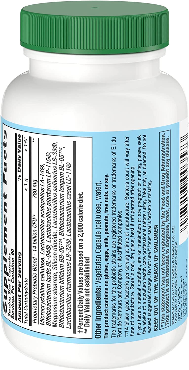 Nutrition Now PB 8 ProBiotic Acidophilus ingredients list