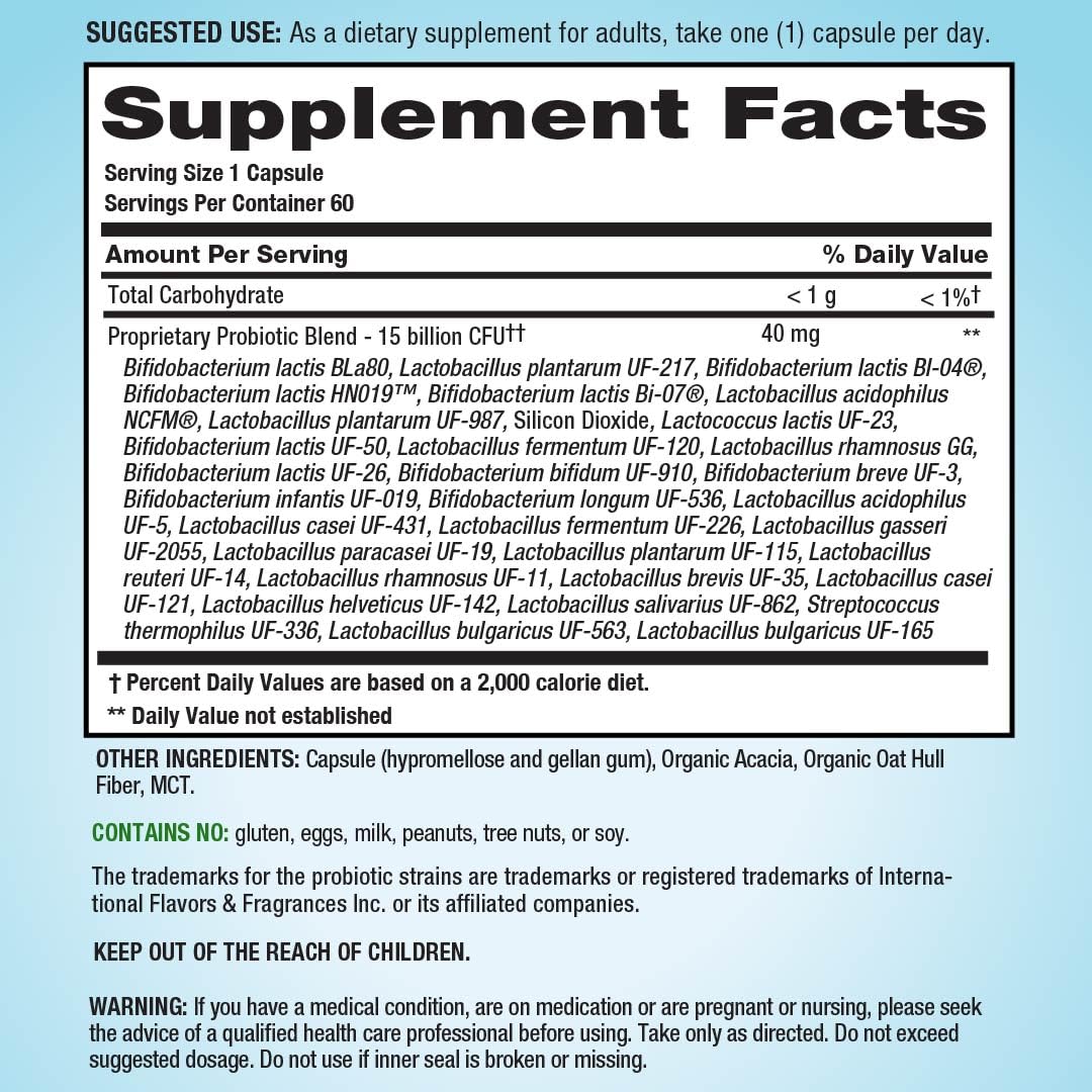 Nutrition Now PB 8 Probiotic bottle with label