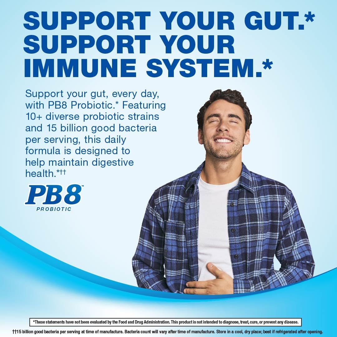 Nutrition Now PB 8 Probiotic capsule on a table