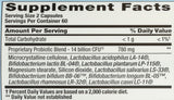 Nutrition Now PB 8 Probiotic capsules in a clear container