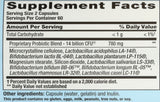 Nutrition Now PB8 Acidophilus Probiotic 120 Capsules side view with label